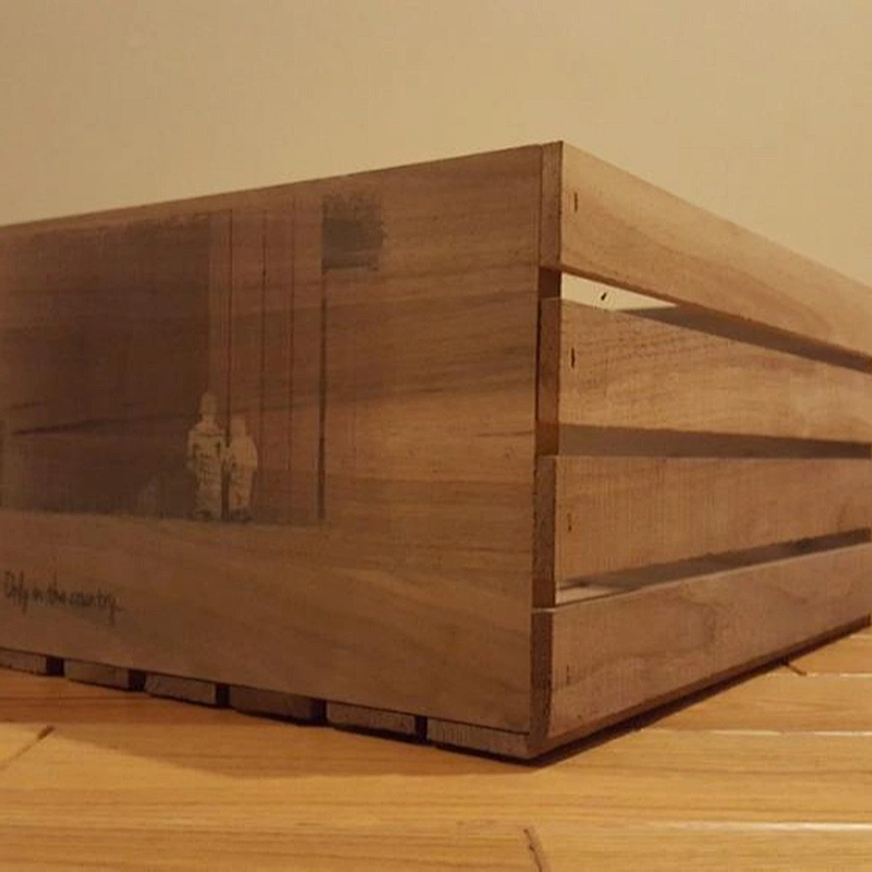 Pine  New Wooden Crates With Your Custom Design.
