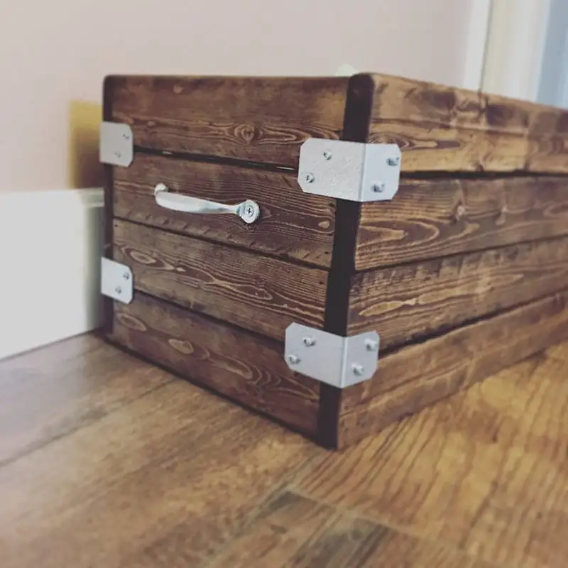 Country style boutique custom  wooden box storage