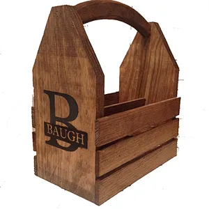 Personalized wooden wine box