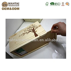 Rustic personalized customized delicate practical unfinished homedecoration wholesale Wooden Napkin Box/Wood Tissue Box