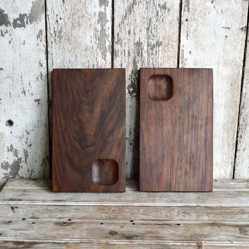 Wooden Sandwich Plates, Small Serving Tray, Cutting Board, Minimalist Kitchen Deco