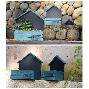 2020 Wood Planter Box Great for Succulent Cactus Herbs Wooden Gift Flower Pot Wooden Planter Box