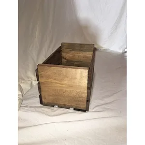 Vinyl Record Storage Wood Crate