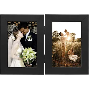 Picture Frame Photo Display for Tabletop Display Wall Mount Solid Wood High Definition Photo Frame