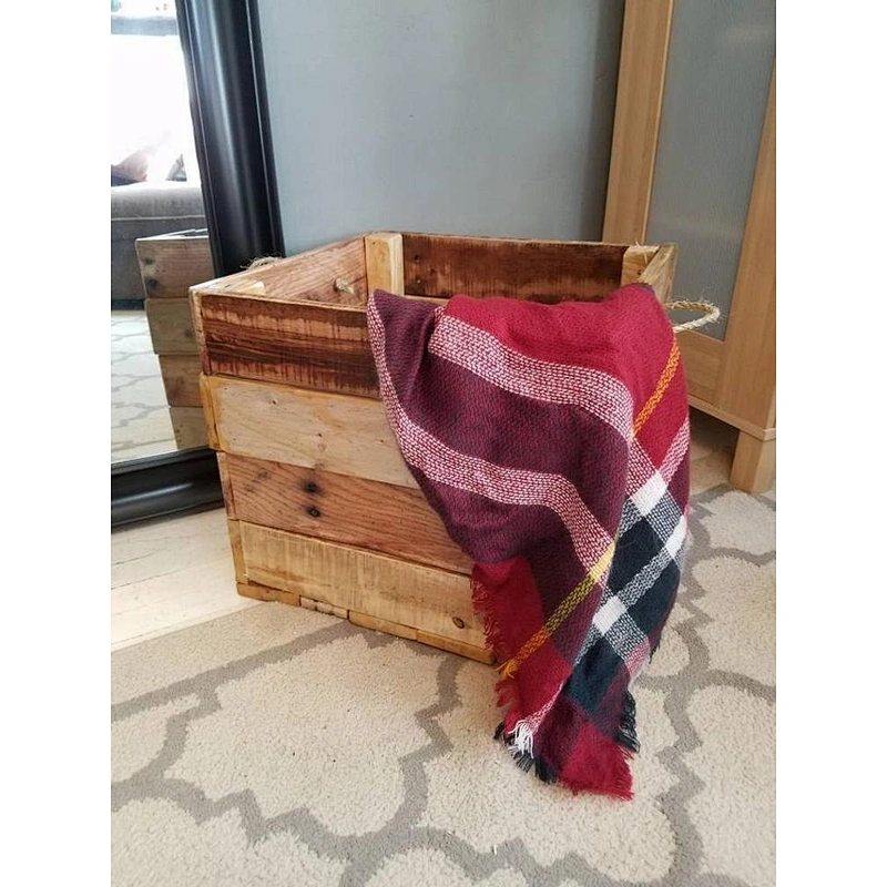 Rustic Wooden Box with Vintage,Personalized Gift Box Rustic Wooden, Dog Toy Crate, Storage Basket,wooden boxes