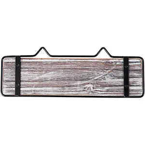 Rustic wood floating wall shelves home decor wall shelf for living room shelf mount wall bracket wood decorative