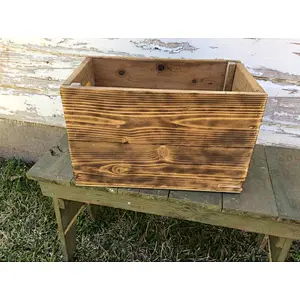 Storage Box~Handmade Wood Crate~ Crate advertising crate, garden,wooden boxes