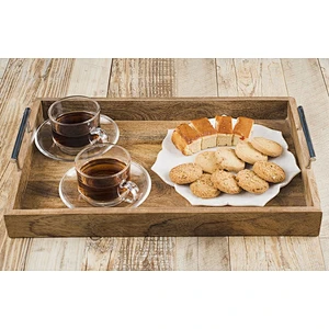 Rusticity Wooden Serving Tray for DiningWooden Trays and BoxesWooden Trays For DecorationWooden Tray With HandleStorage Tray