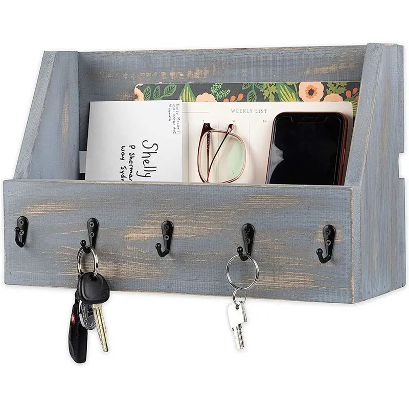 Wooden Wood Wall Mounted Floating Rack Display Shelf Small Things Holder Standshelf wall decor