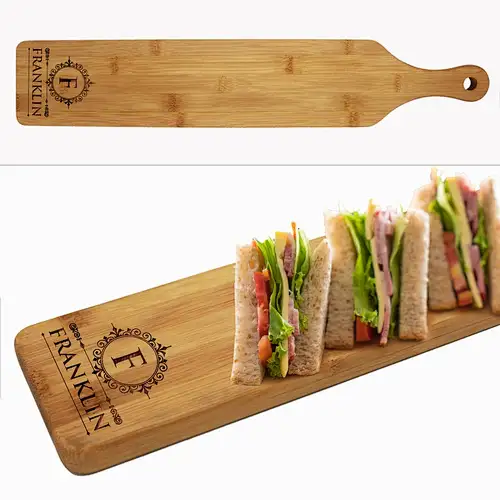 Wooden Cheese Board - Cheese and Crackers -Wood Cheese