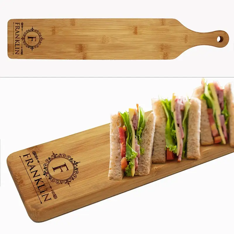 Wooden Cheese Board - Cheese and Crackers -Wood Cheese