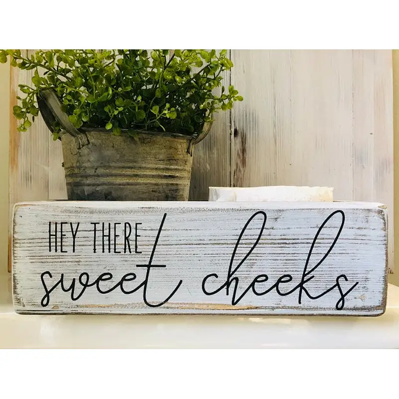 Rustic Farmhouse Wood  Storage Box