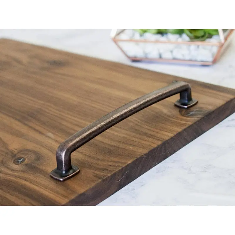 Wooden Decorated Traysmall wooden trayWooden Tray With Metal HandleWood Tray StandWood Dinner PlateTray BreadWooden Serving Tray