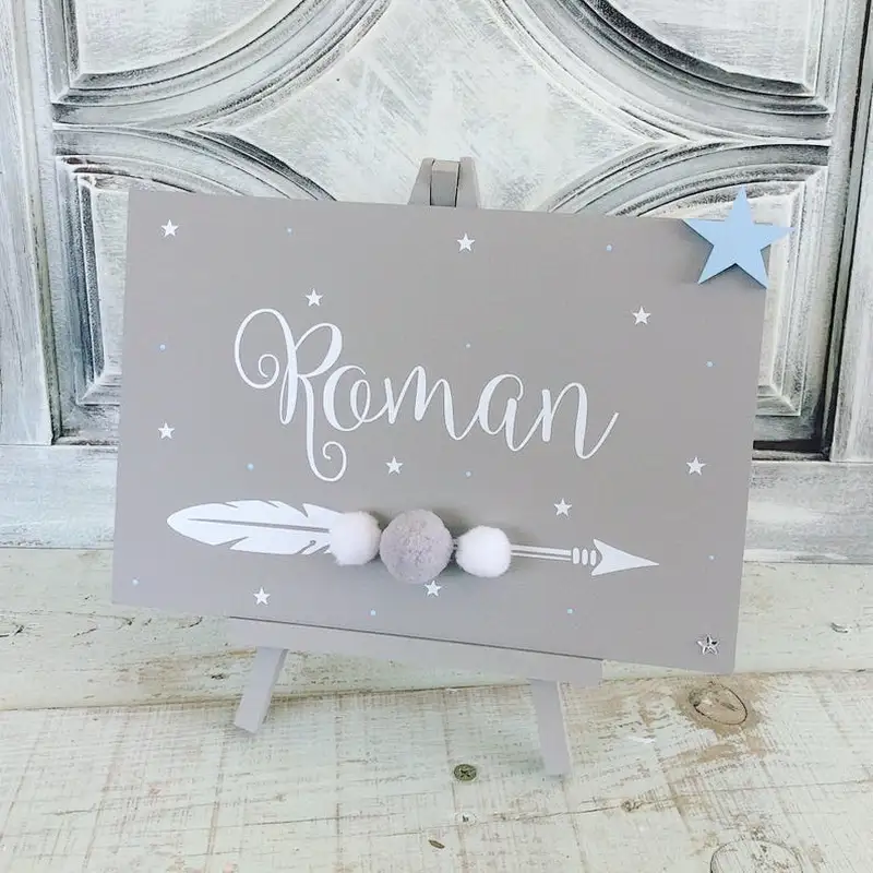 nursery sign freestanding letter name wooden  signs baby name wooden signs