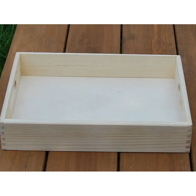 Rustic Wooden Serving Tray