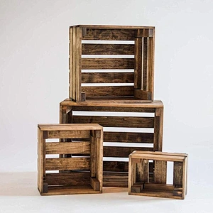Handmade popular  Rustic Crates Storage Box Display box