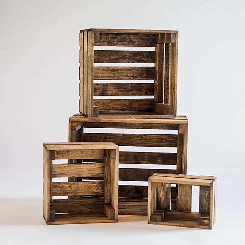 Handmade popular  Rustic Crates Storage Box Display box