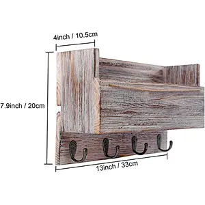 Wood book shelf wooden wall mounted wall shelf decorations shelf wall for living room