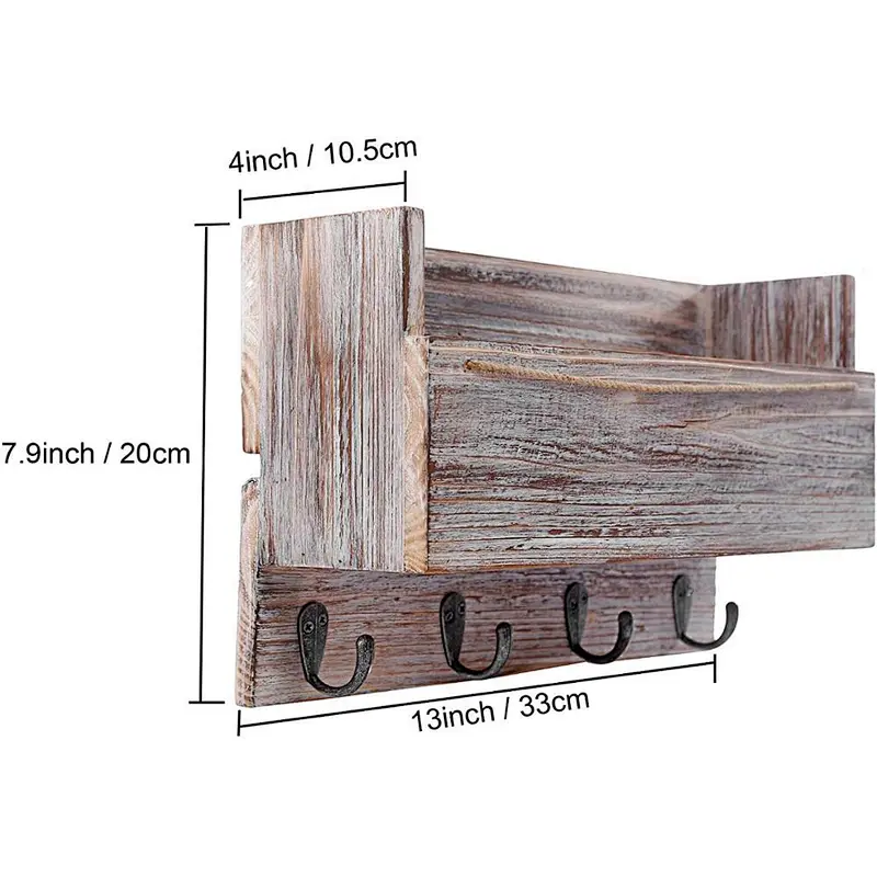 Wood book shelf wooden wall mounted wall shelf decorations shelf wall for living room