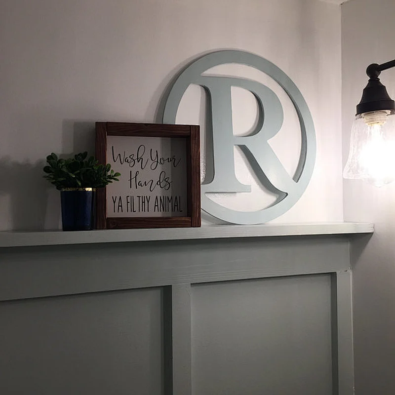 Rustic Blank wood sign unfinished wood sign supplies make your own Kids Bathroom Sign