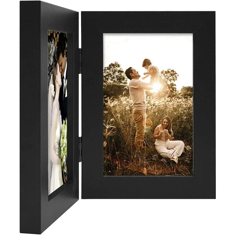Picture Frame Photo Display for Tabletop Display Wall Mount Solid Wood High Definition Photo Frame