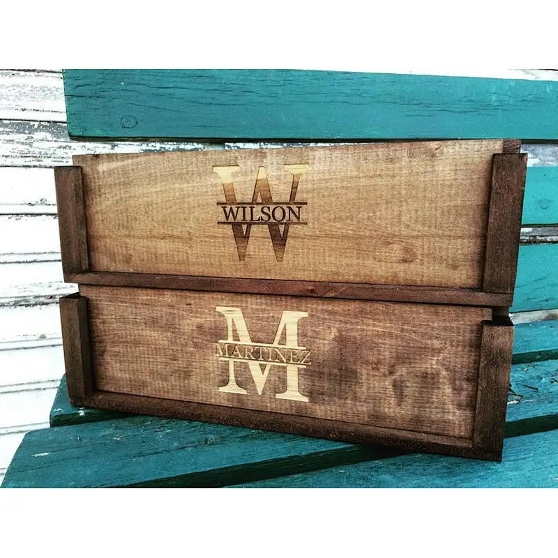Wooden Wine Bottle Box 2020