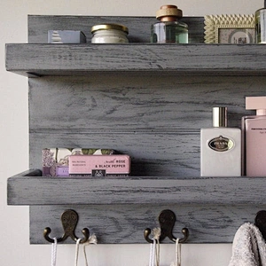 Wall shelf rustic shelves wall corner standing wall shelf