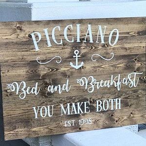 Rustic Wooden Signs Home Decoration