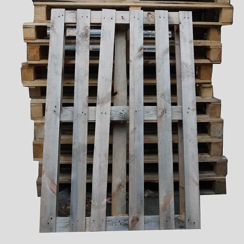 European standard solid wood forklift truck clamp board logistics wooden frame moisture-proof wood pallet board warehouse shelf