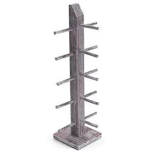 Rustic Display Stand, Tabletop Retail Eyewear Storage Rack