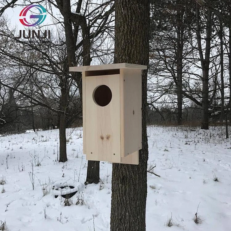 Wood duck house nesting box durable wooden bird house