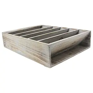 Vintage Rustic Wooden 5 Slot Office Desk ,farmhouse decor