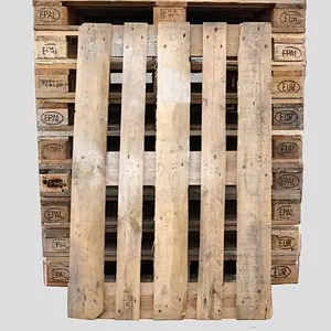 European standard solid wood forklift truck clamp board logistics wooden frame moisture-proof wood pallet board warehouse shelf