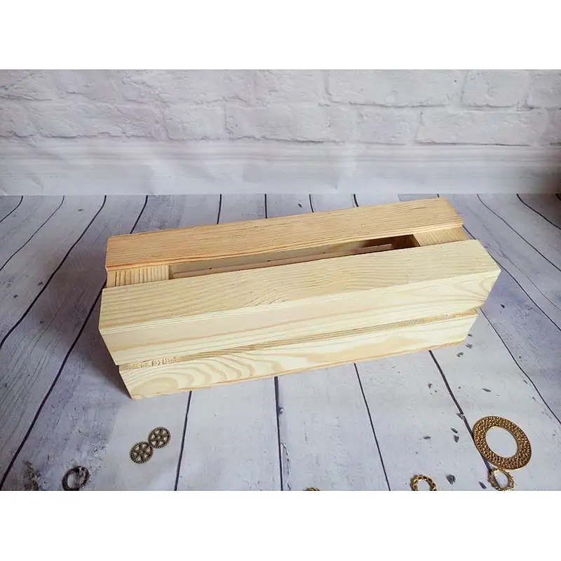 Wooden wine box wooden storage box wooden crate box