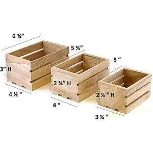 Decorative Wood Crates,Carpenter's box set,stackable wood crates