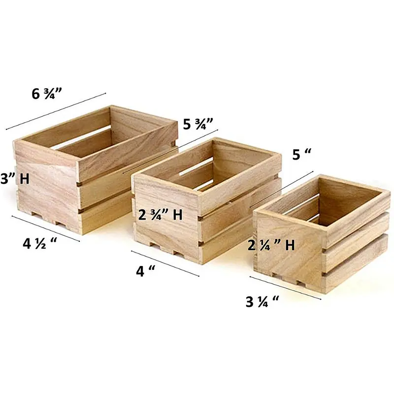 Decorative Wood Crates,Carpenter's box set,stackable wood crates