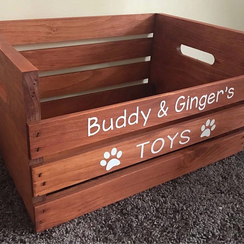 Personalized Wooden Crate For Cat 2020