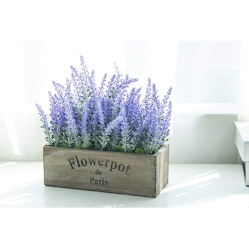2020 Wood Planter Box Great for Succulent Cactus Herbs Wooden Gift Flower Pot Wooden Planter Box