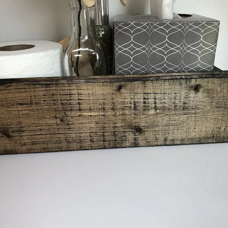 A crate planter in the style of a country farmhouse   wood box
