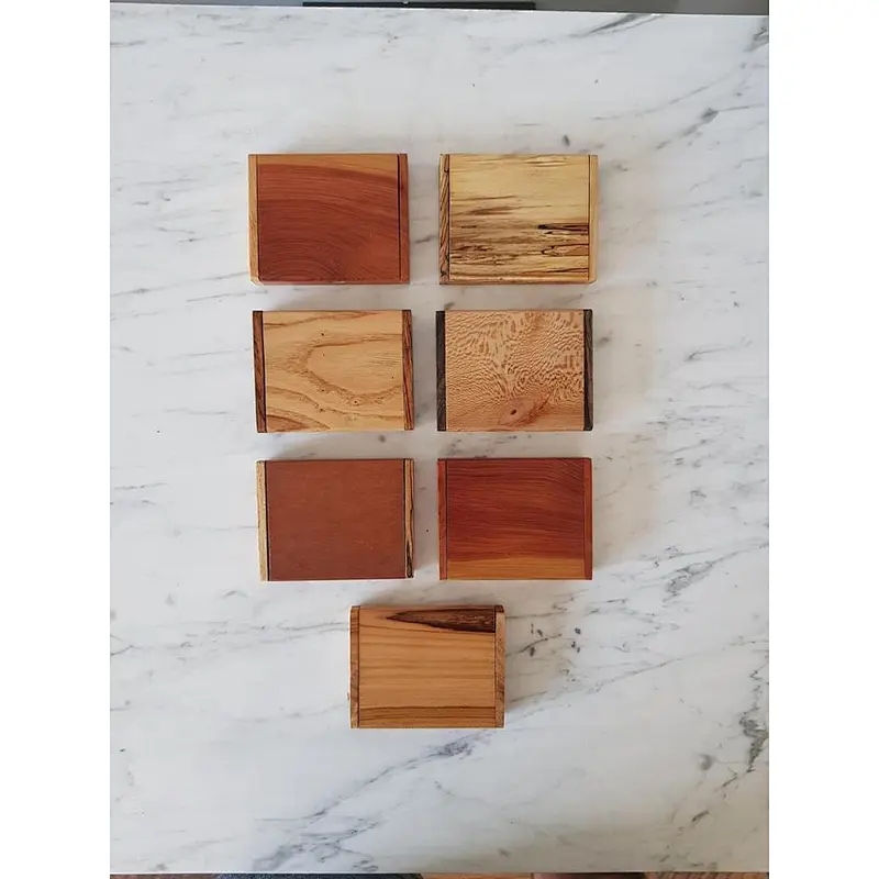 Rustic delicate small handiwork unfinished wholesale Wooden cigarette box