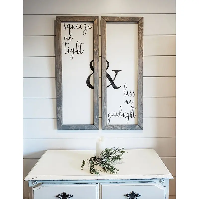 Home Decor Gift Custom Sign Custom Living Room Gallery Wall Signs Hot sale Farmhouse Sign