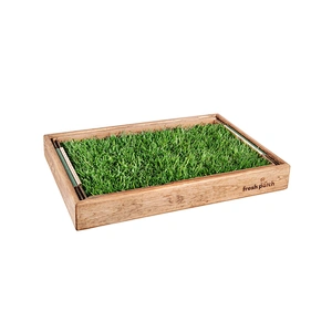 Porch Potty Standard The best grass dog potty on the market Dog Litter Box training LARGE Protective Sleeve - (OAK)