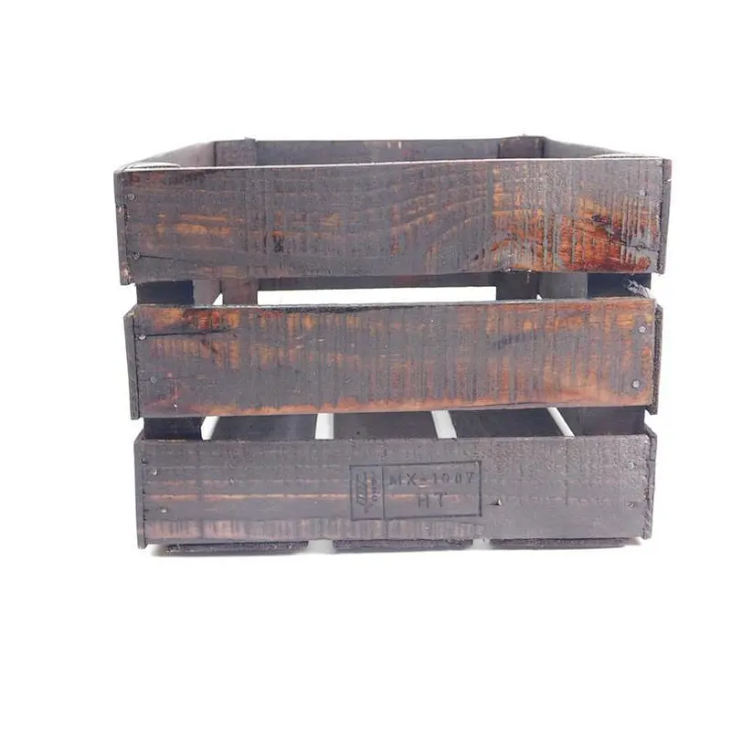Rustic Wood Crate wooden storage crates wooden crates for fruits and vegetables customized
