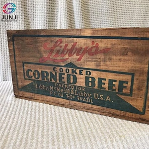 Rustic Wooden box cheap wooden wine crates vintage kitchen Decor wooden storage crates