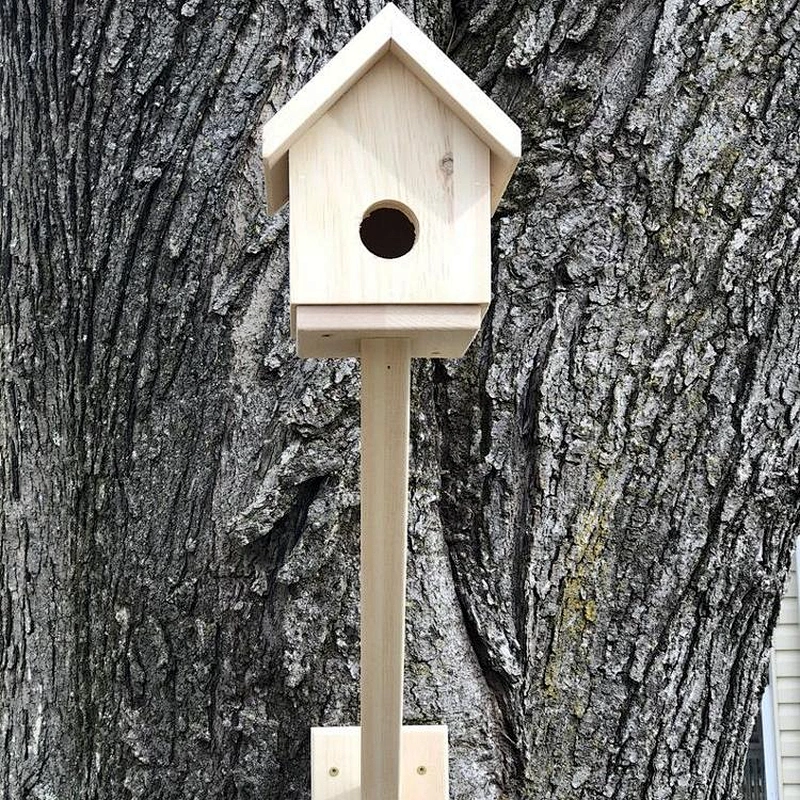 Primitive Country Condo Birdhouse, Handmade Birdhouse Rustic Birdhouse Garden Decore Bird House.