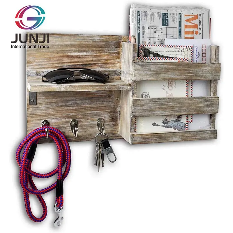 Wooden Wall Mounted Floating Rack Display Shelf Small Things Holder Stand