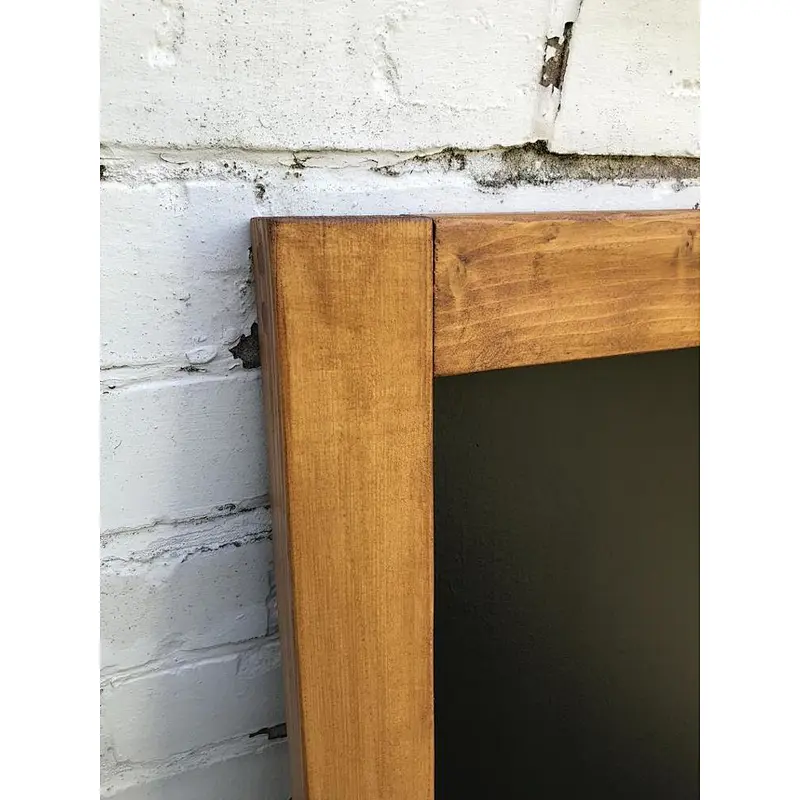 Pine chalkboard menu shop menu wooden chalkboard