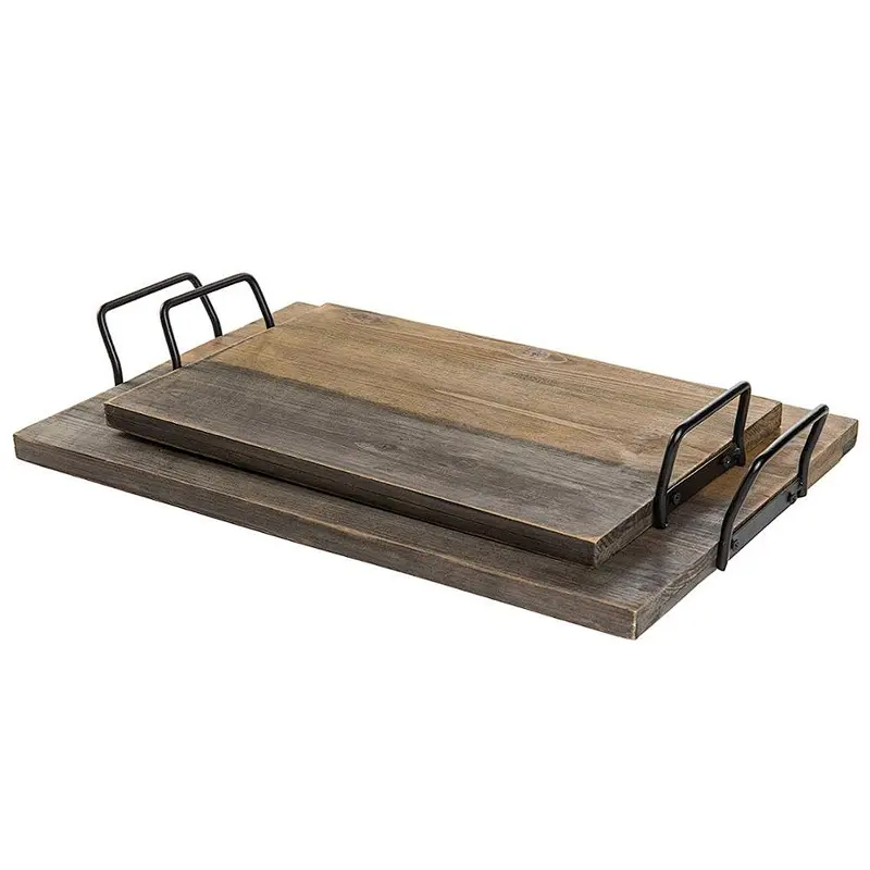 Cheapest Country Rustic Wood Coffee Tray,Country Rustic Wood Coffee Tray