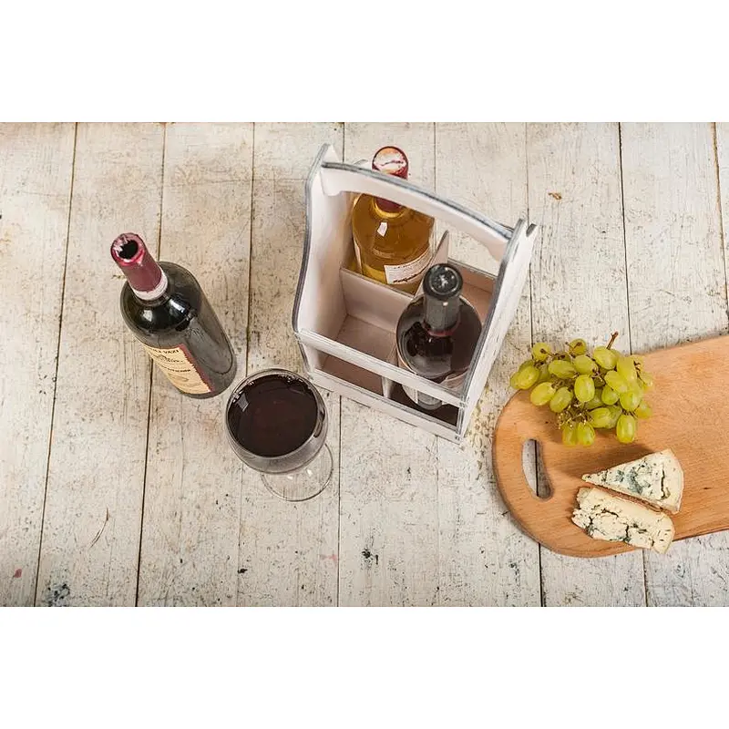 wooden box-Wine Caddy, Personalized wine caddy,   Wine Bottle tote, crate