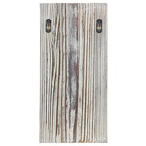 Entryway Organizer Key and Mail Shelf with Hooks, Rustic Home Decor Organizer, Multiple Key Holder
